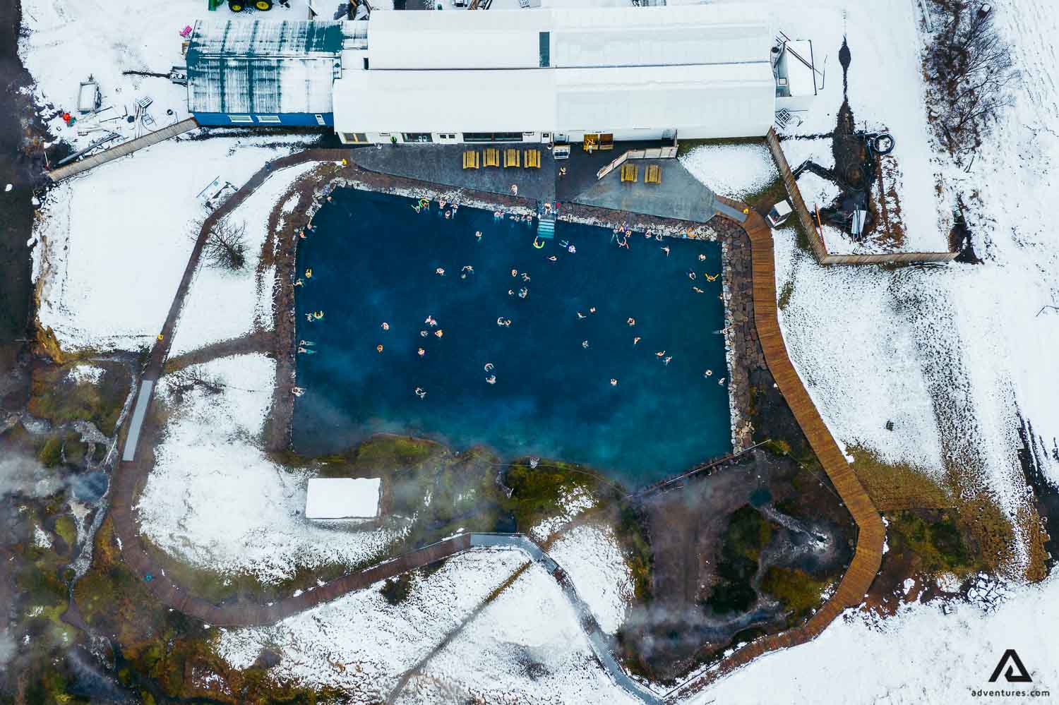 The Secret Lagoon in Iceland 