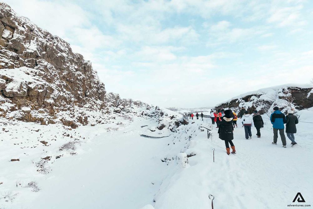 Thingvellir National Park in winter