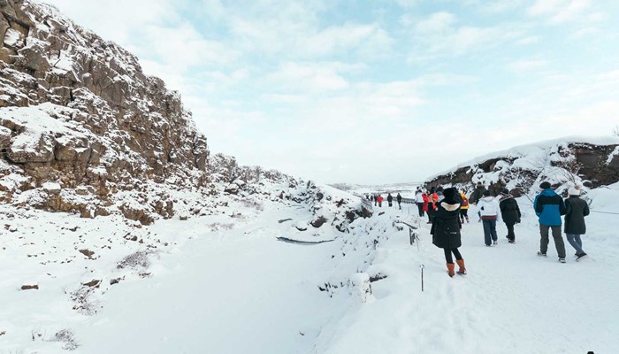 Winter At Thingvellir National Park