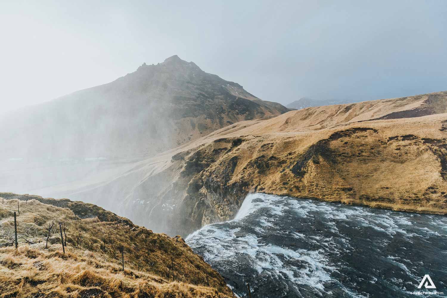 Skogafoss Waterfall in South Coast