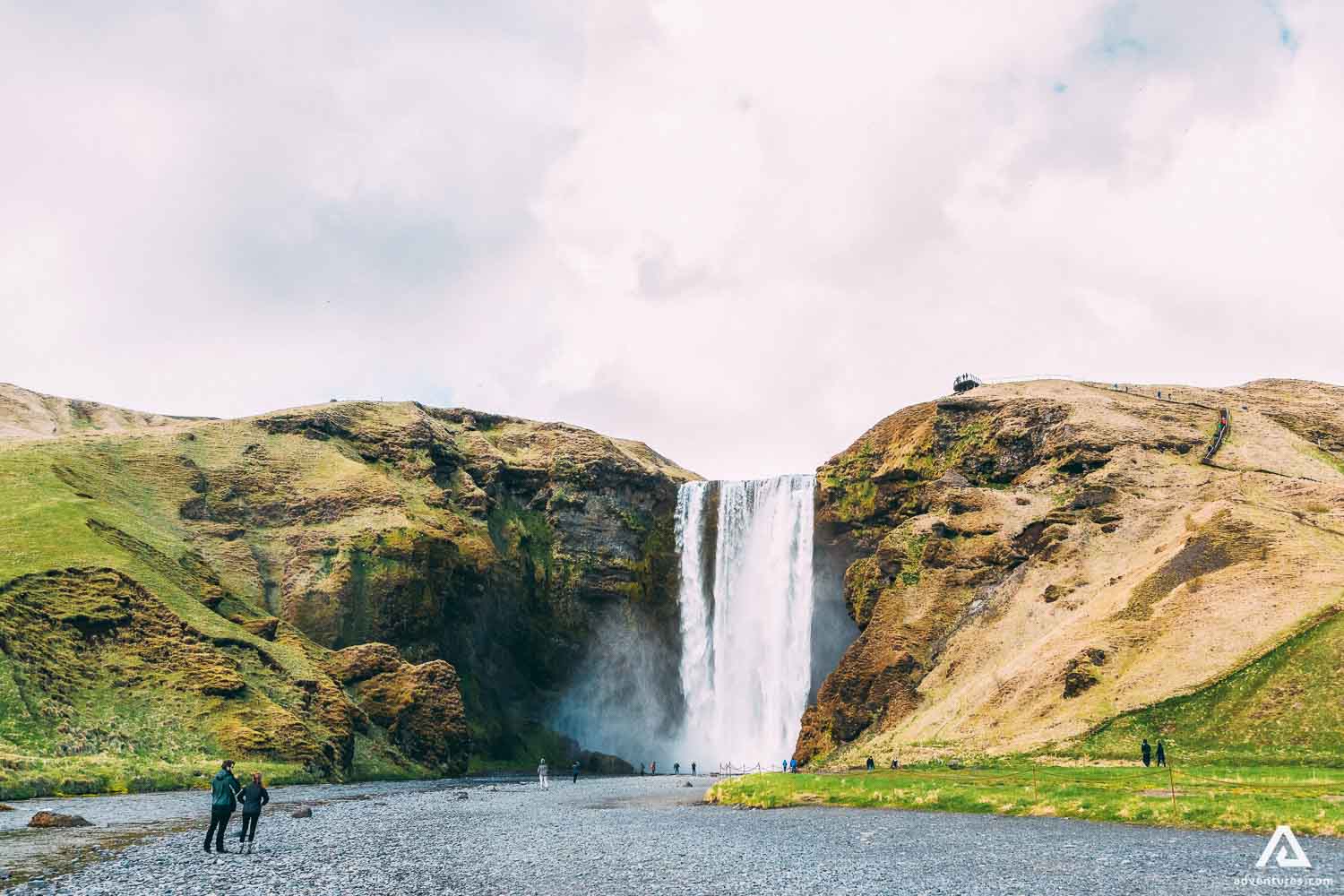 Skogafoss Waterfall scenery 