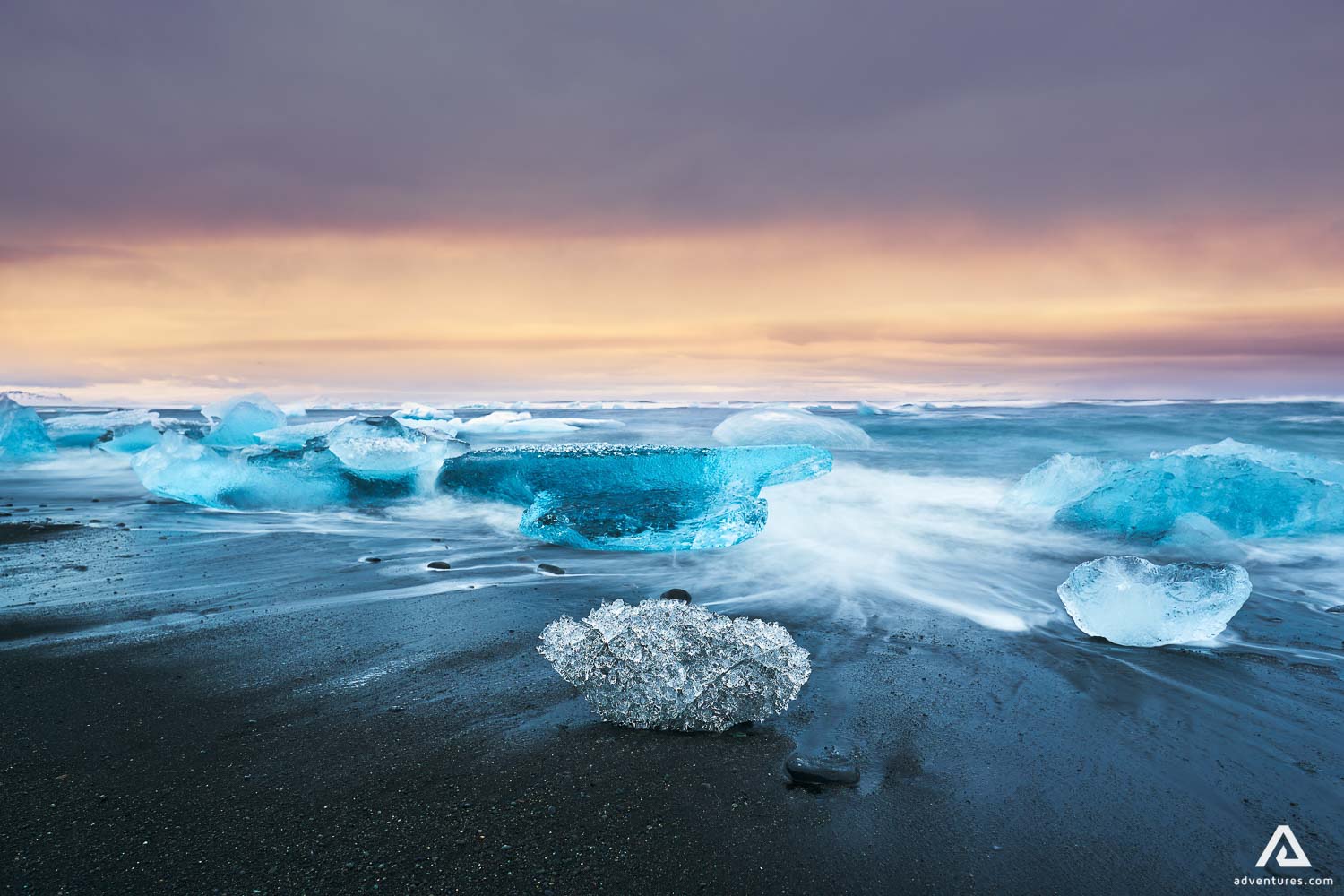 Frozen Diamond Beach