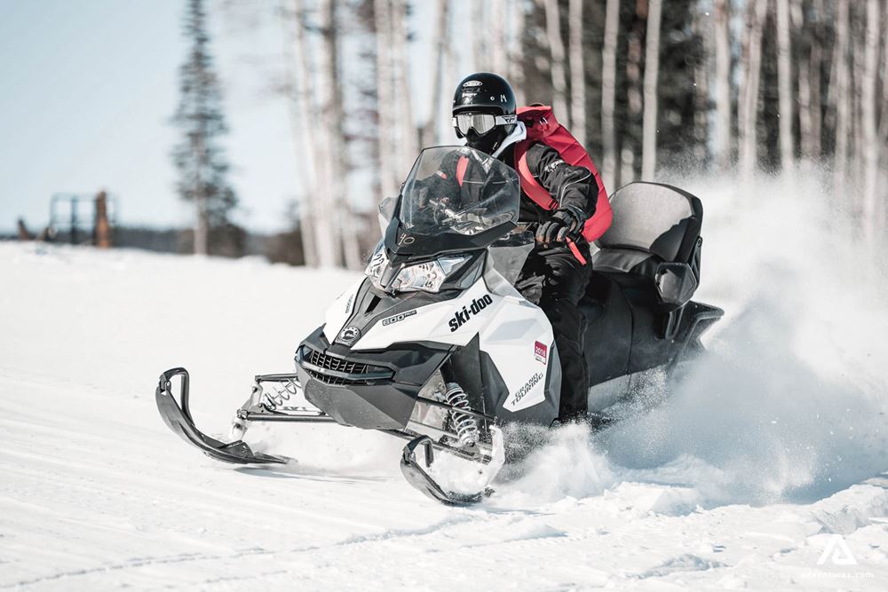 Extreme snowmobiling