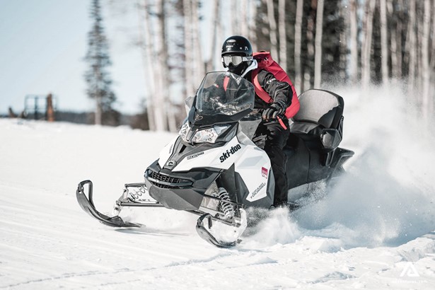 Extreme snowmobiling in Canada