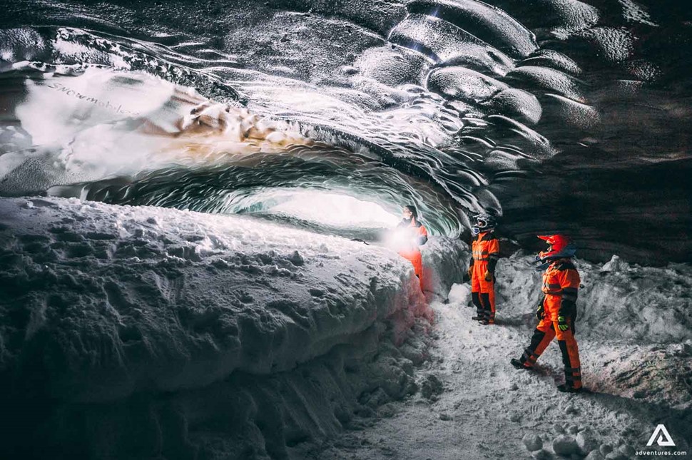 Langjokull glacier's man-made ice tunnel