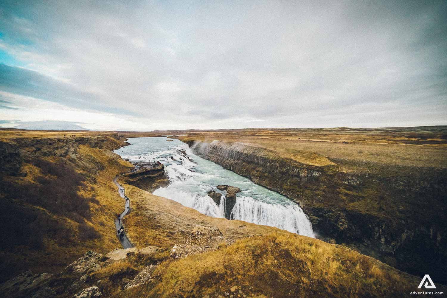 Gullfoss Waterfall scenery