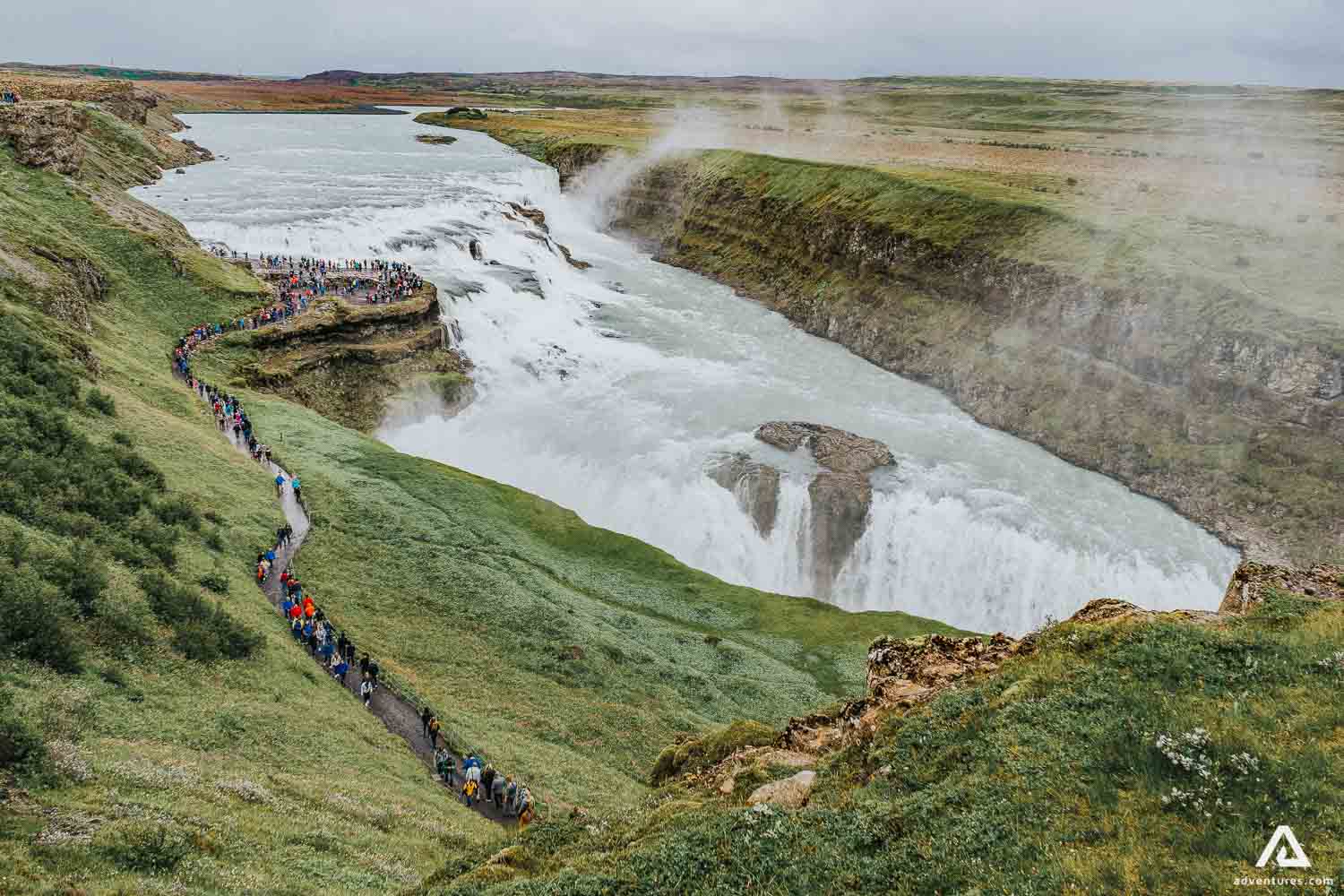 Gullfoss Waterfall on Golden Circle