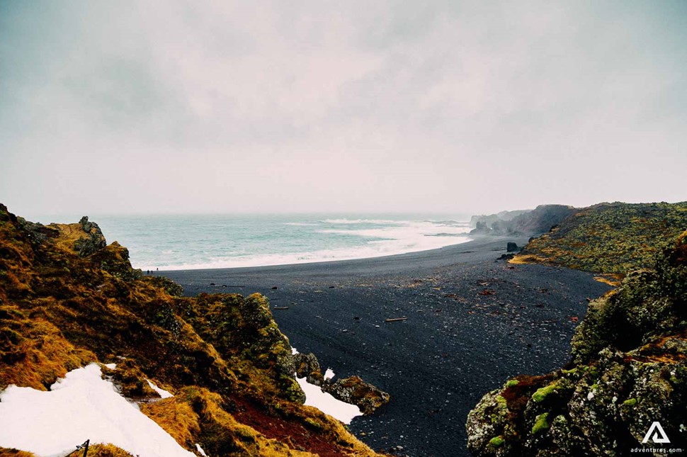 Black sand beach in Snaefellsnes Peninsula