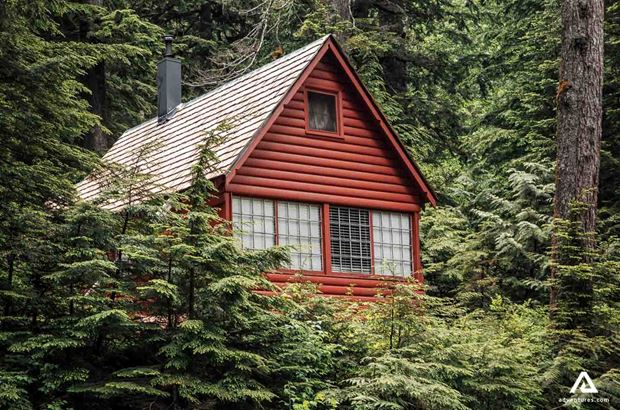 forest lodge forest lodge in remote area