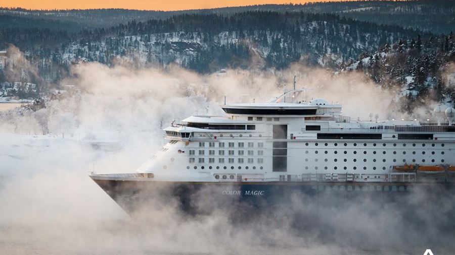 Cruise Ship in the Fog