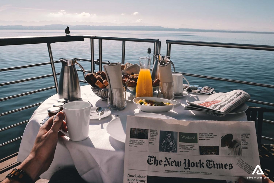 Breakfast on a Cruise Ship