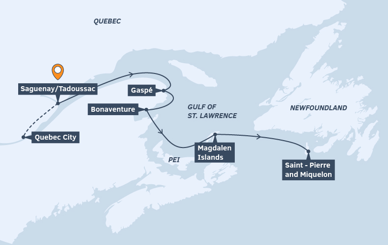 Mighty Saint Lawrence River Cruise in Canada