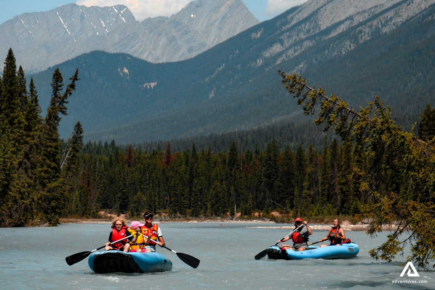 Canoeing Trip Rocky Mountain Kootenay River