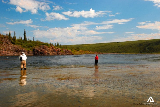 Fishing on the Coppermine River