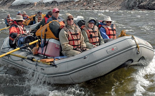 Arctic Rafting Adventure on Burnside River in Nunavut