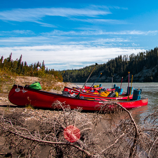 Canoeing Expedition On The Athabasca River