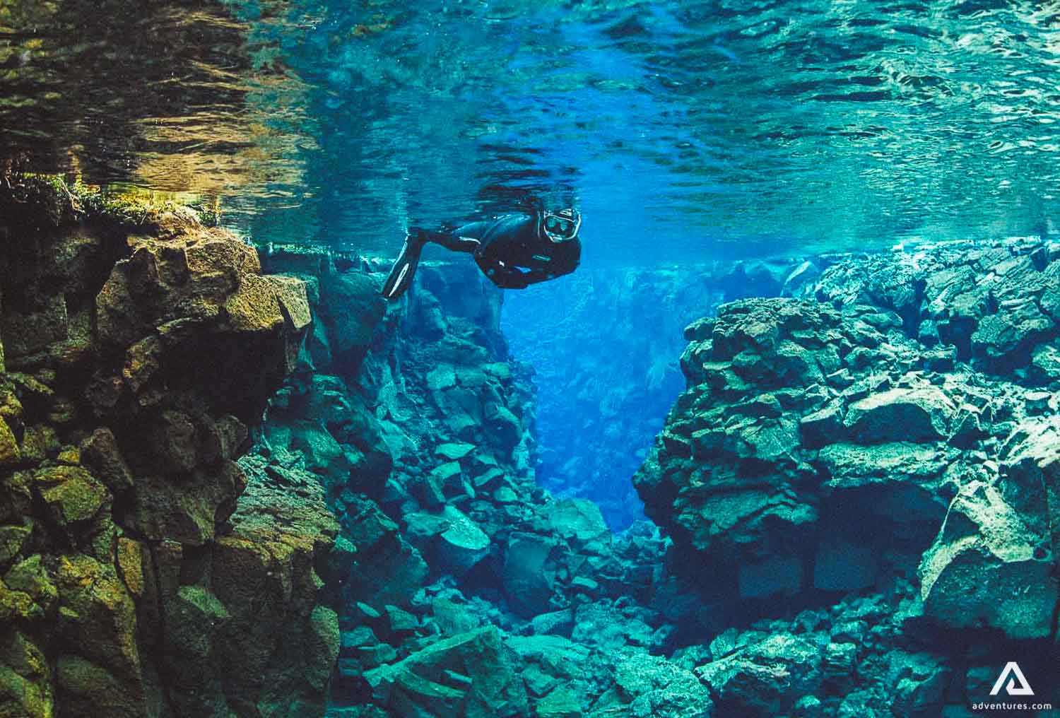 Snorkeling In Silfra Iceland Golden Circle