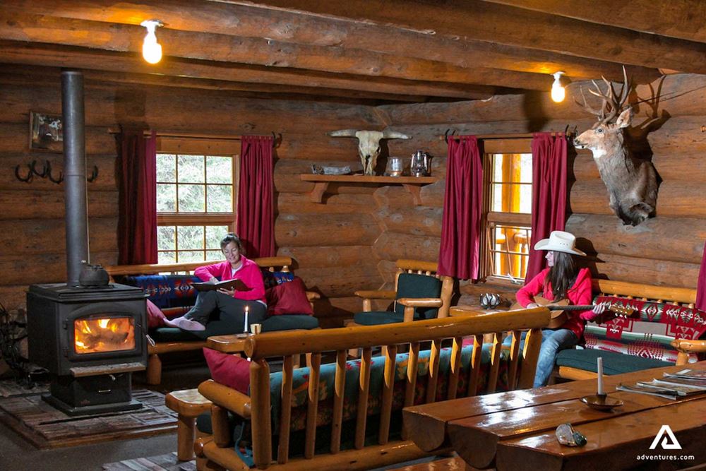 inside view in the lodge