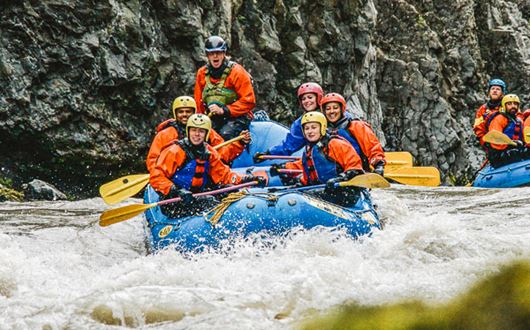 Family Rafting Tour on the West Glacial River
