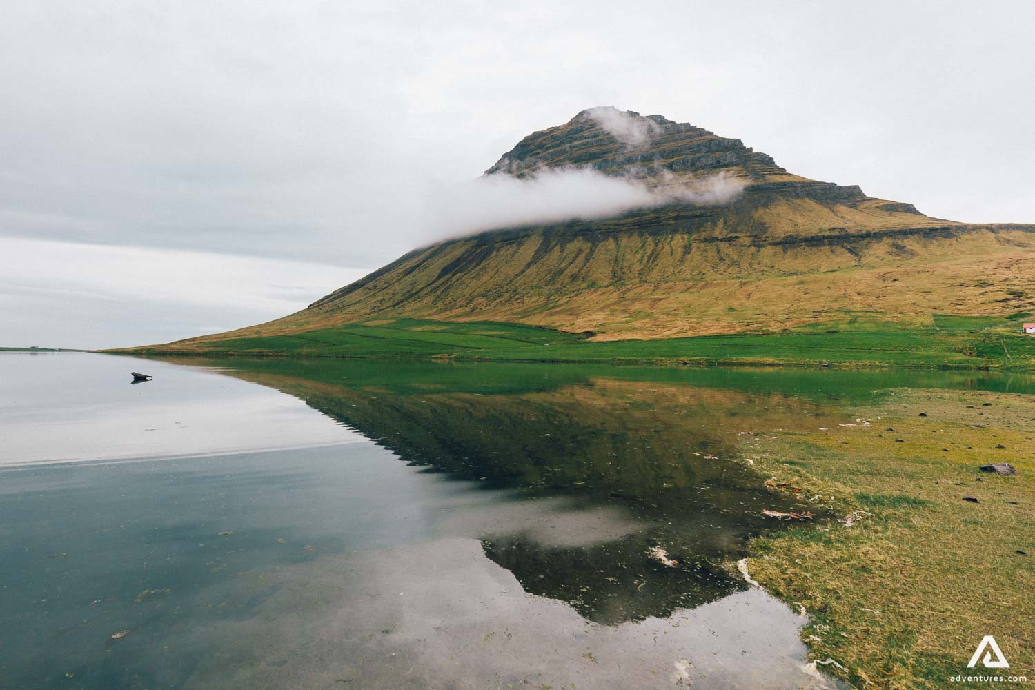Kirkjufell Iceland Mountain Lake Snaefellsnes Peninsula