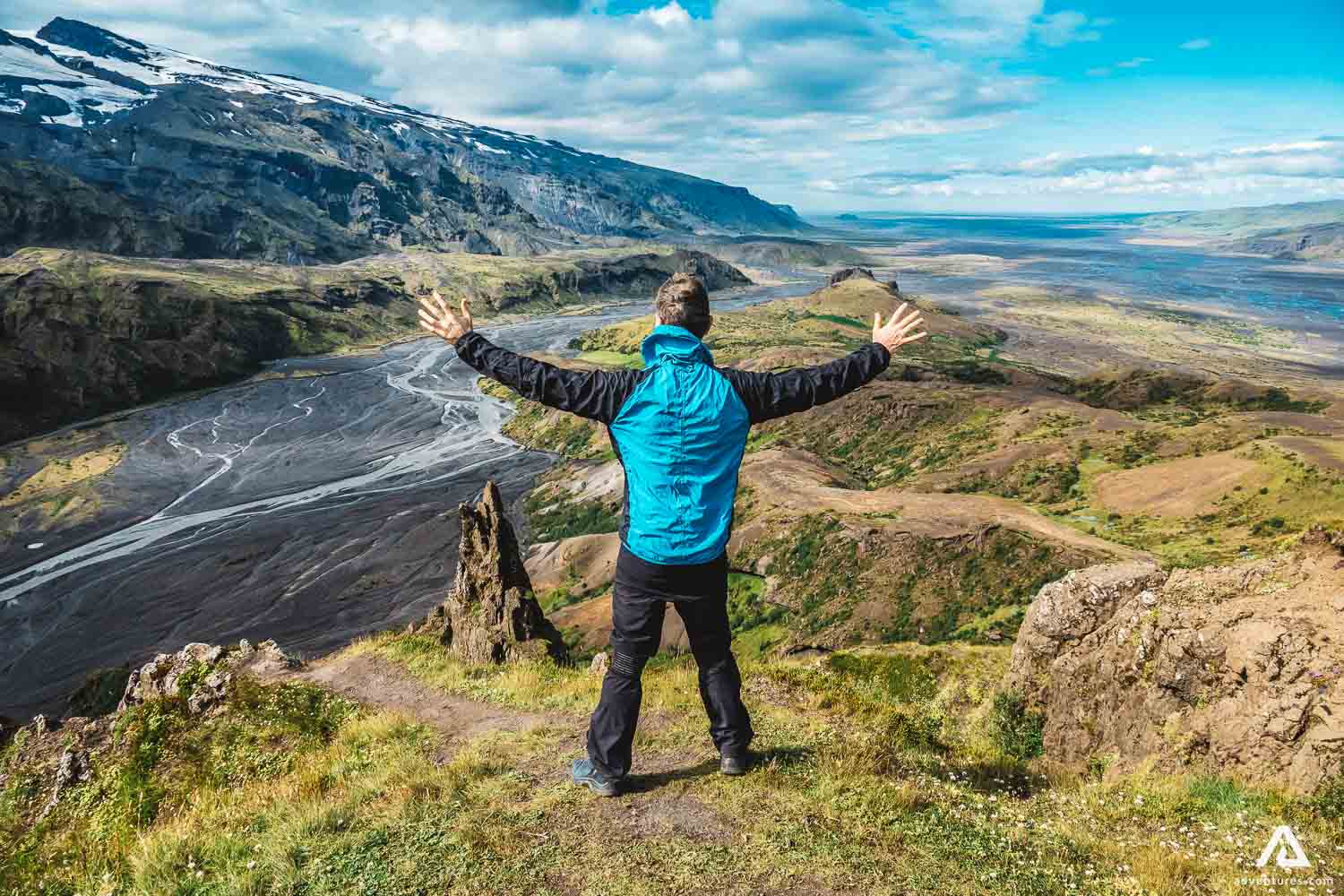 man posing for a picture in thorsmork area