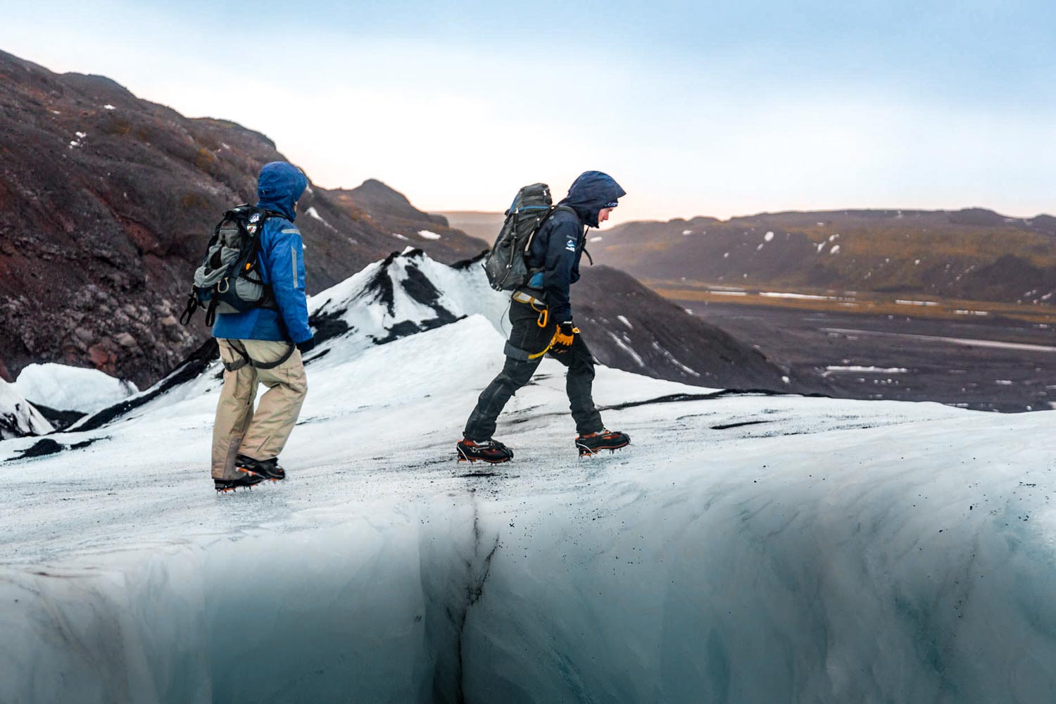 Blue Ice Glacier Hike and Ice Climbing in Iceland