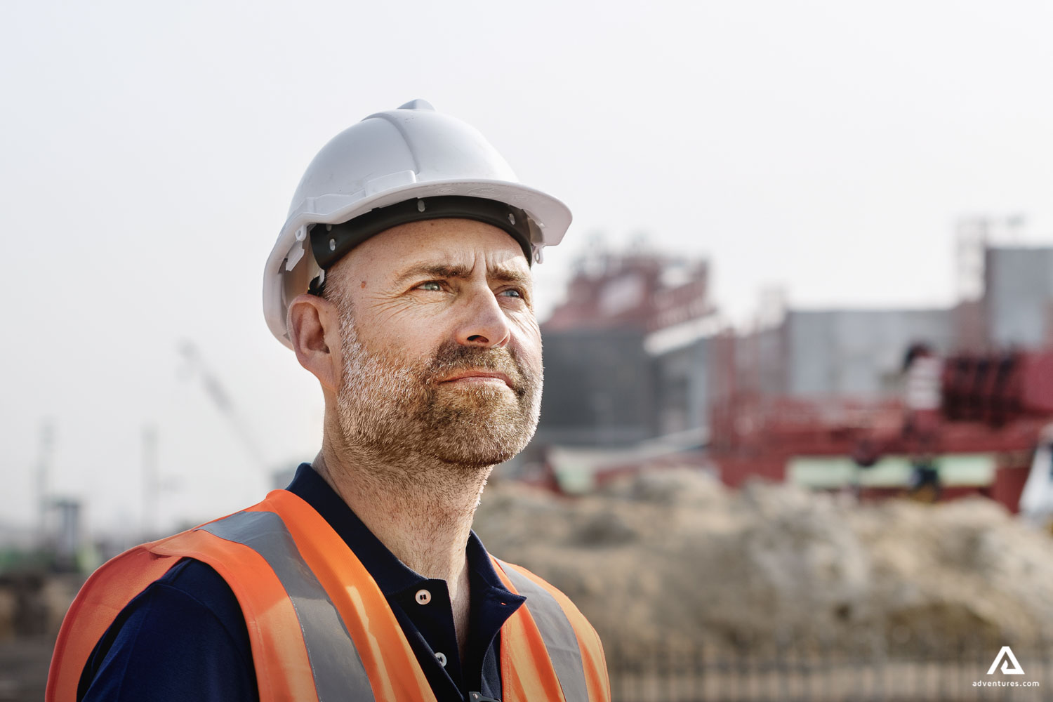 a man with a helmet in iceland