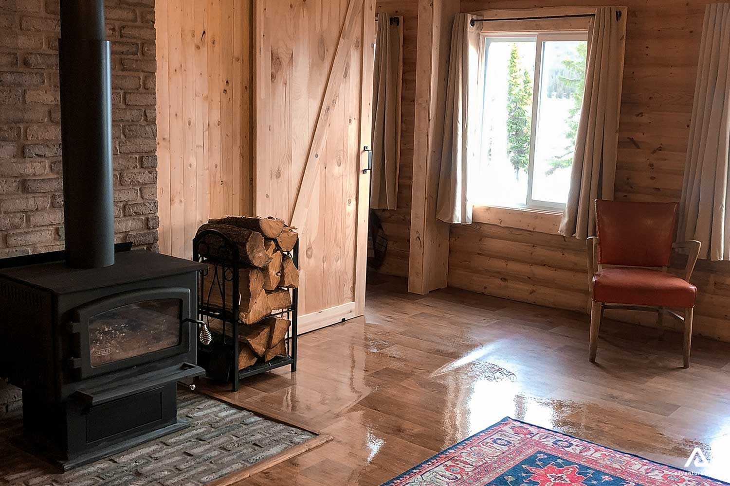 Wedge Hills Lodge fireplace 