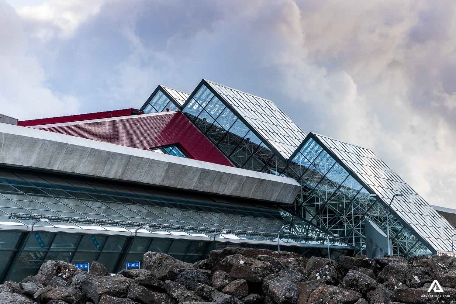 Airport Of Keflavik Outside Glass Roof