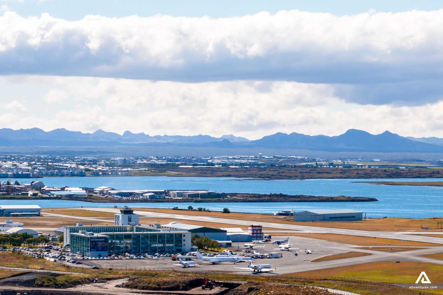 Reykjavik Airport Aerial View