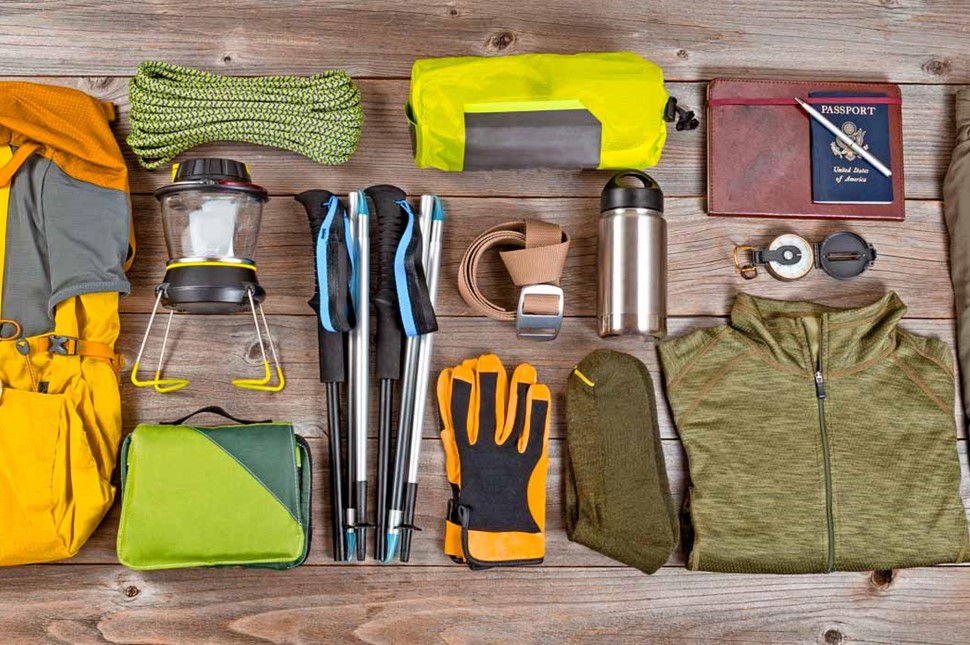 Hiking gear and clothes