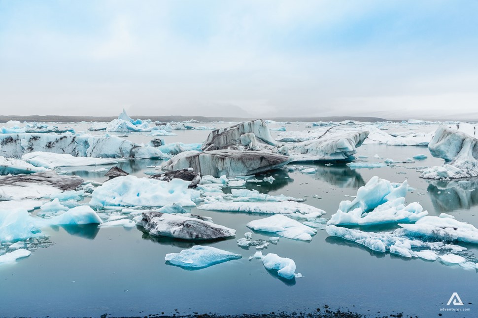 Iceland Jokulsarlon Glacier Lagoon Floating Icebergs