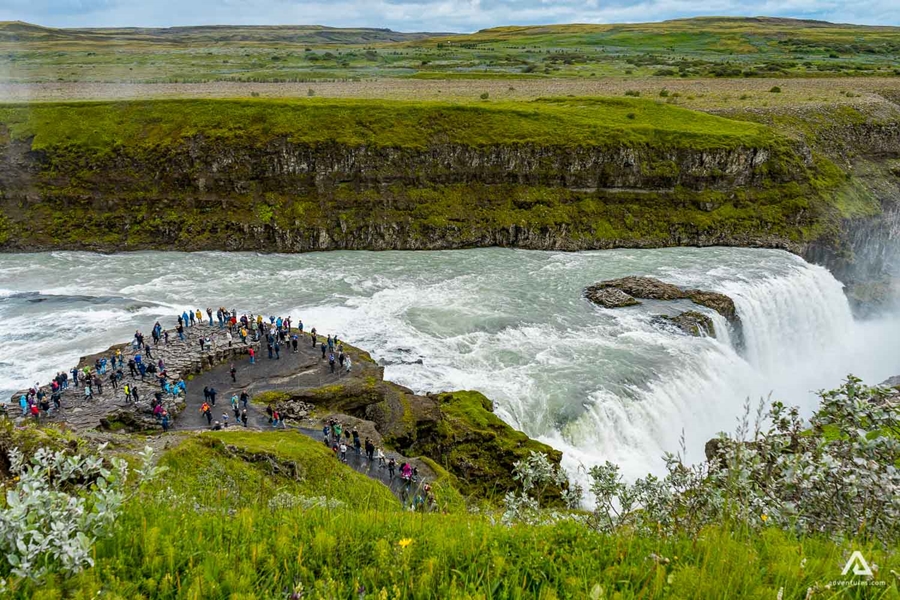 Gullfoss Waterfall Wouthwest Iceland