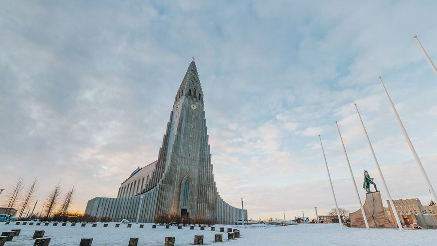 Hallgrimskirkja Church In Reykjavik