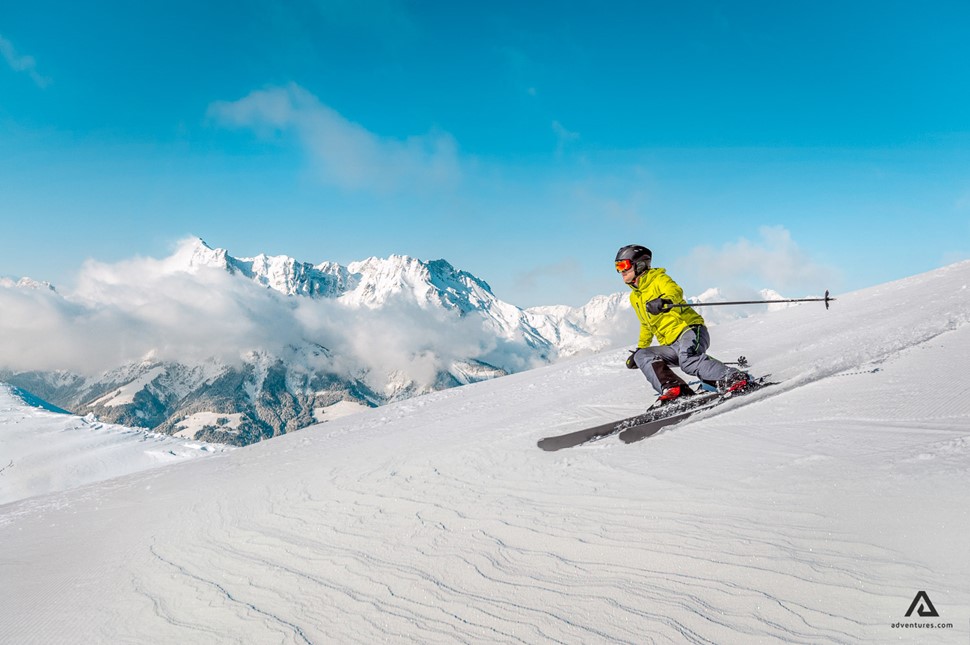 Man skiing in Canada