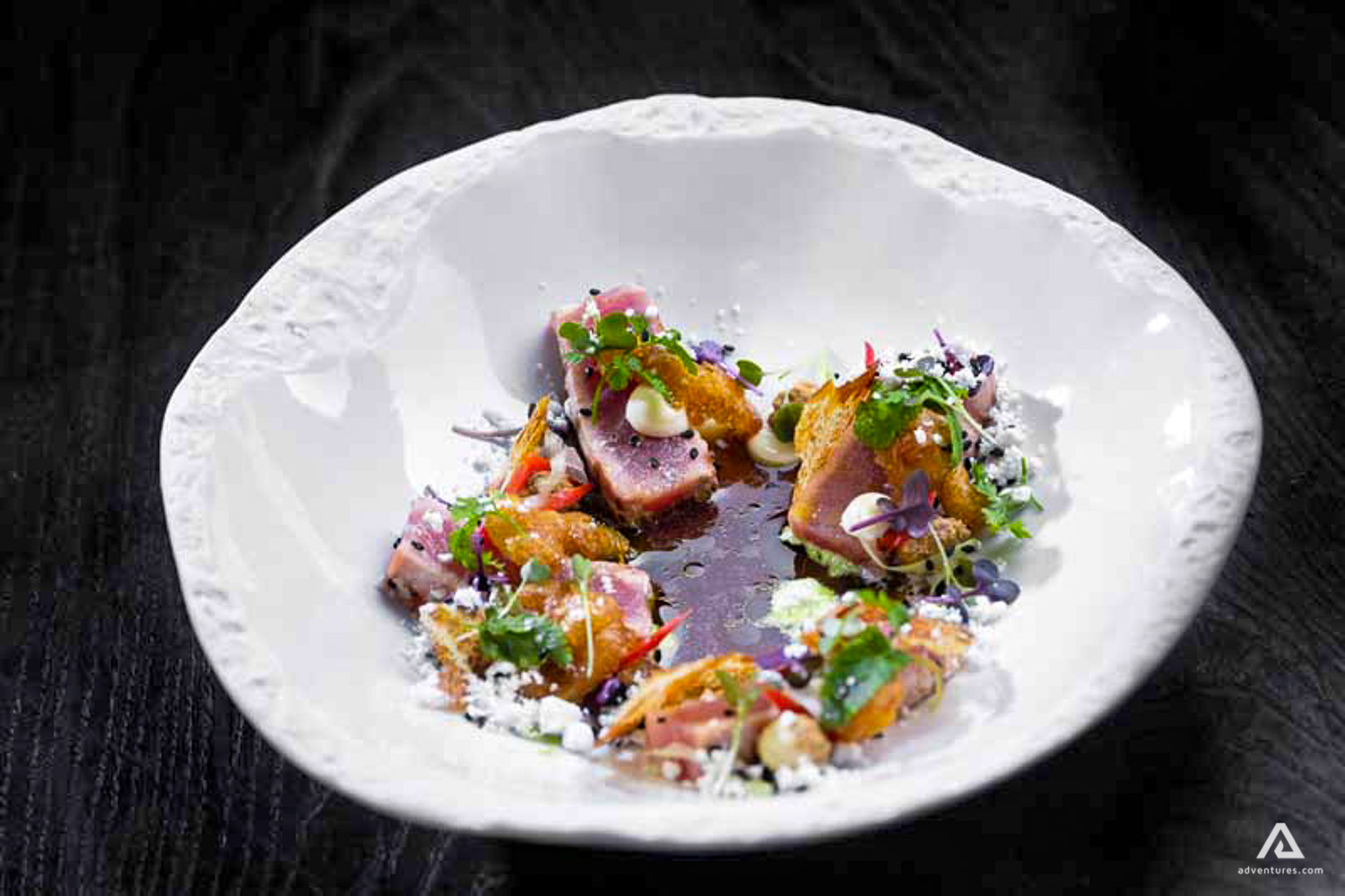 Special dish at Seafood Grill restarurant