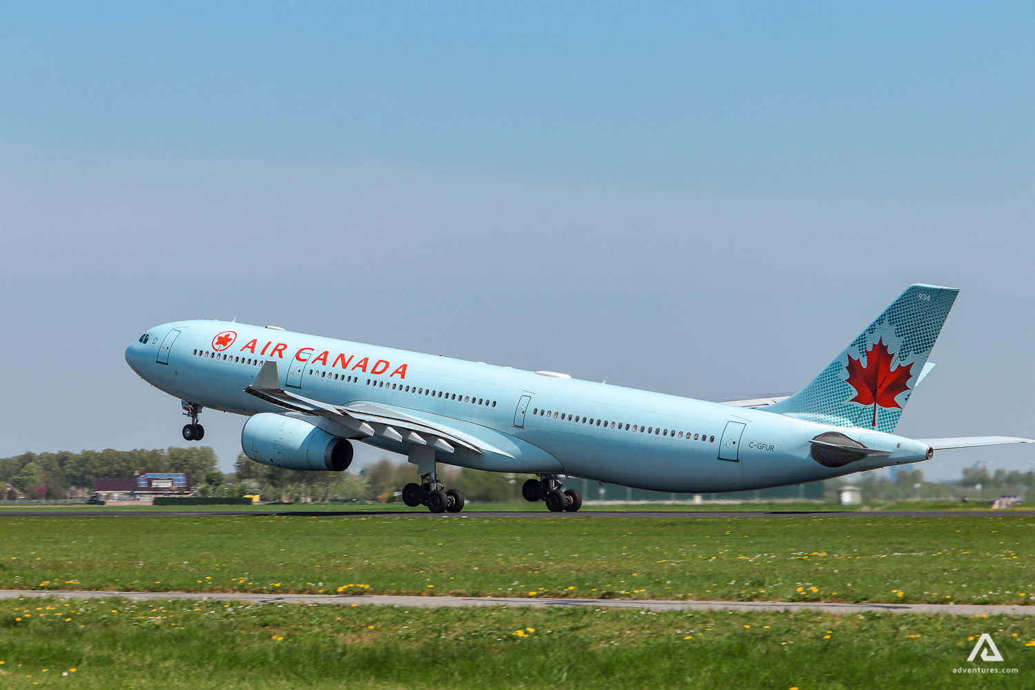 Air Canada Airplane taking off