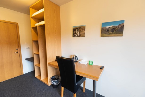 Mini office at Adventure Hotel Geirland