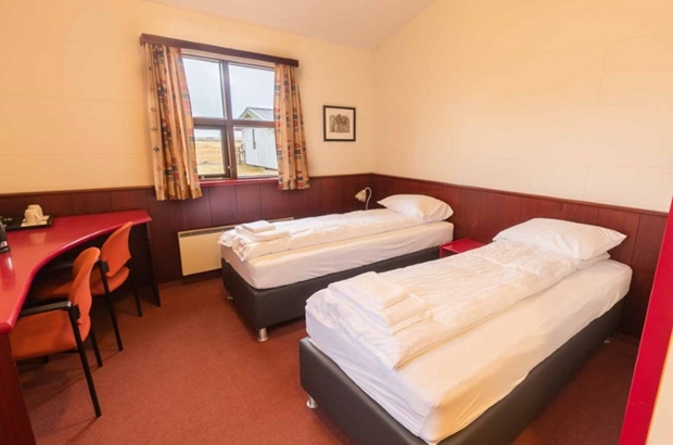 Twin room at Geirland Hotel