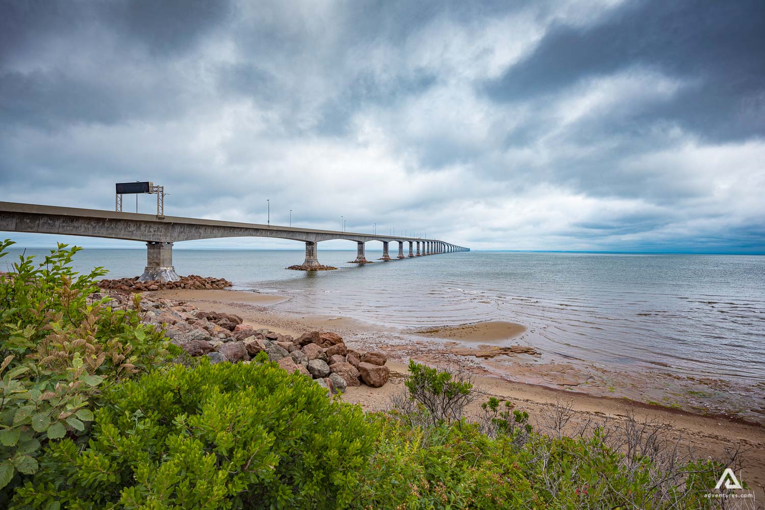 Prince Edward Island Confederation Bridge in canada