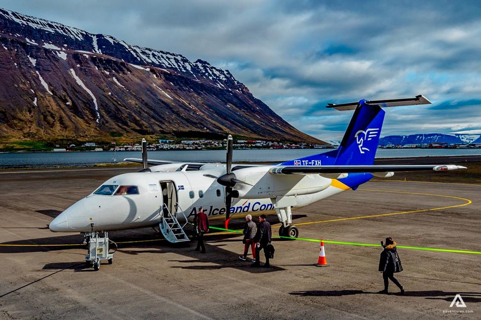 small passenger airplane in iceland