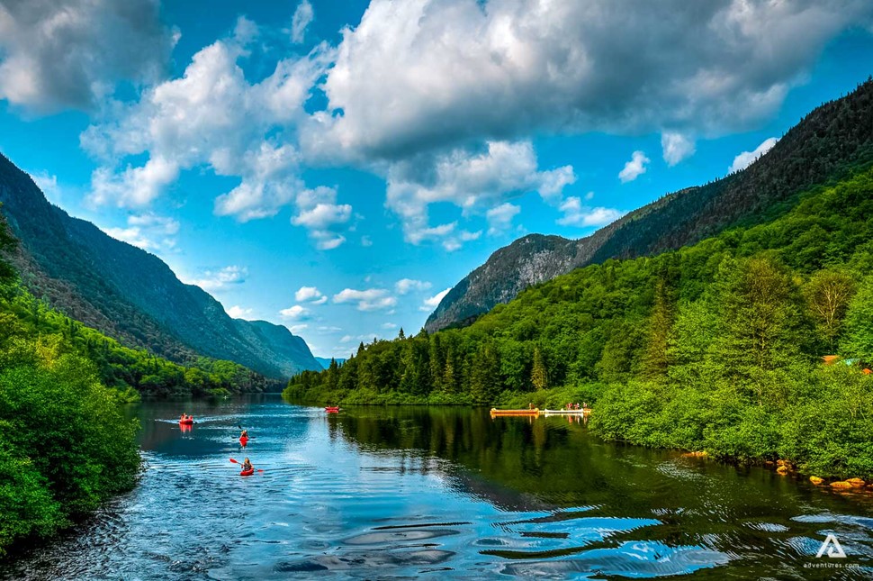 Jacques Cartier River in Quebec