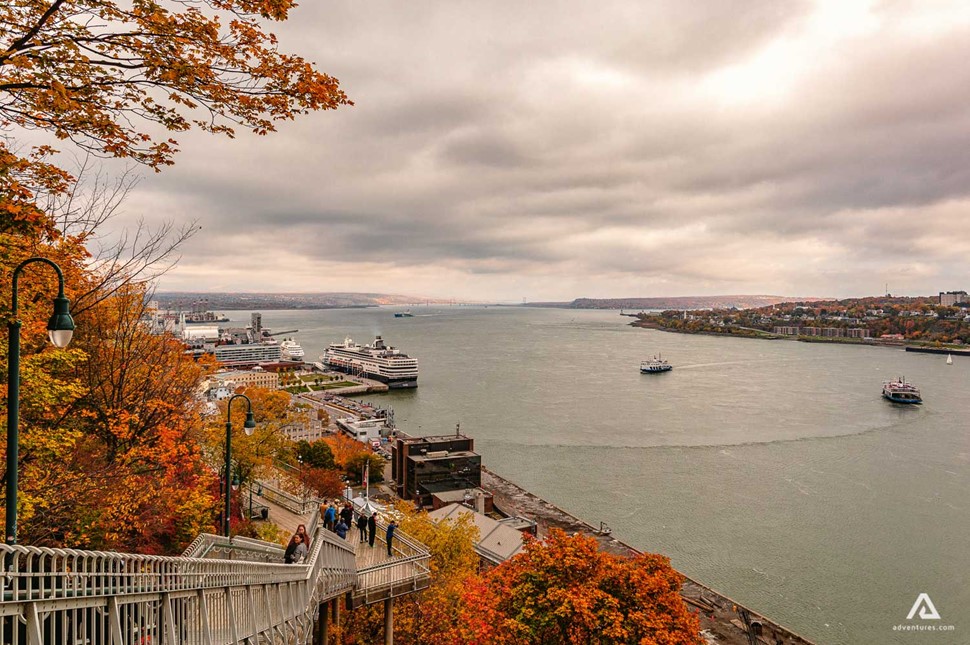 Lawrence River in Quebec, Canada