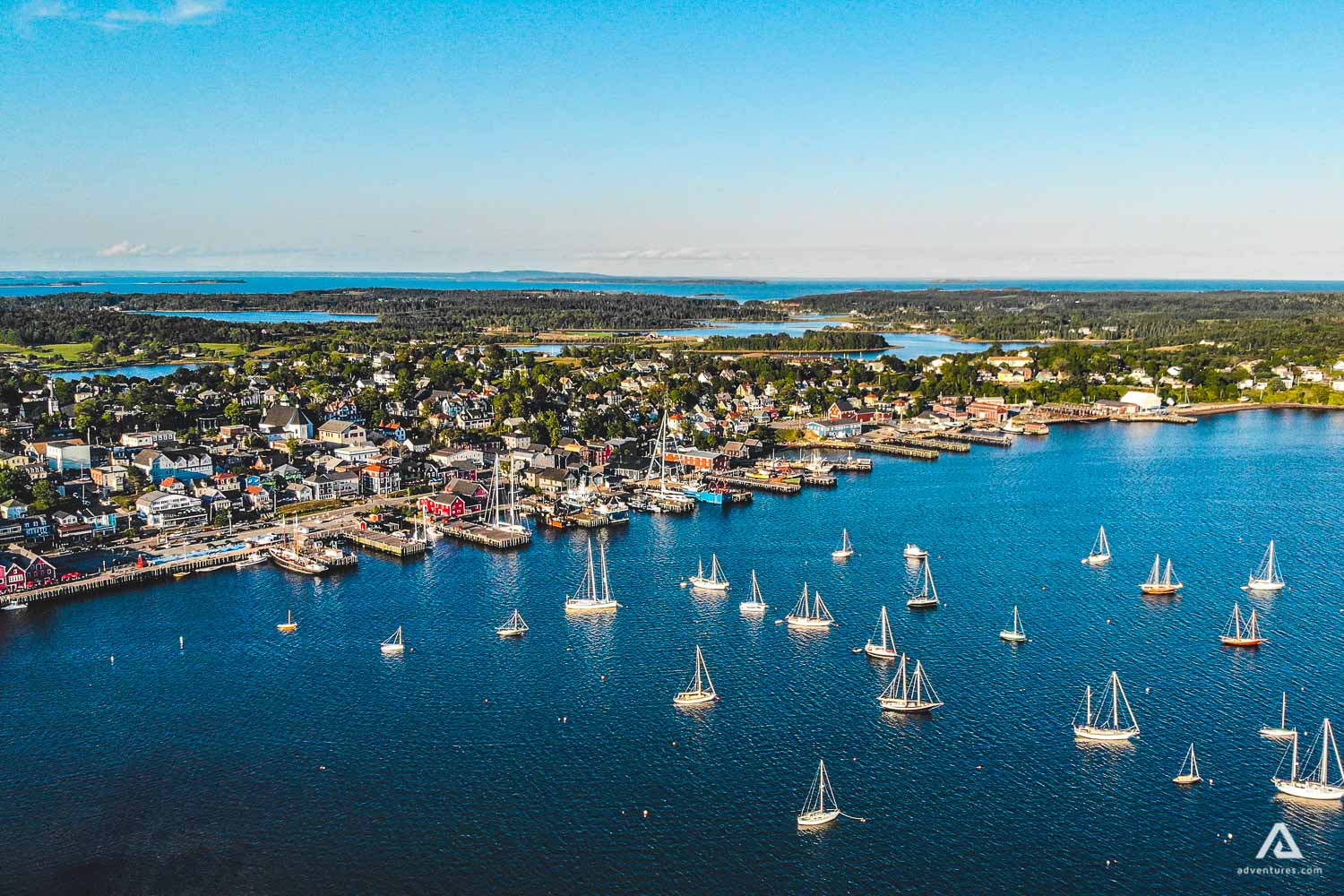 Lunenburg Harbour in Canada