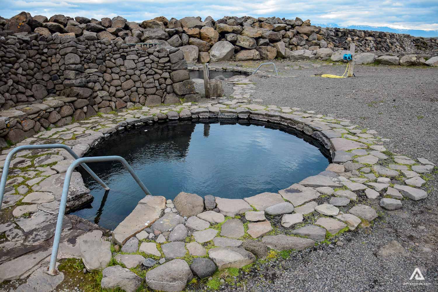 Grettislaug Hot Spring Pool in iceland