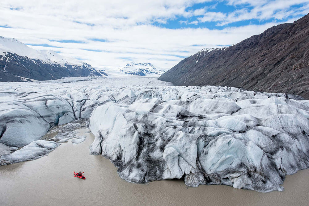Heinaberslon Glacier Lagoon