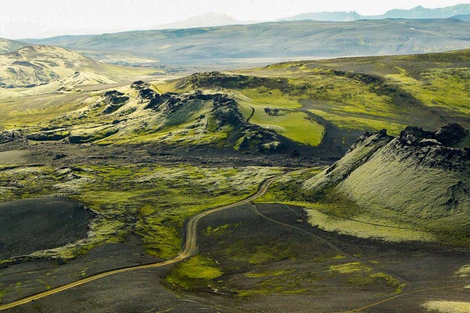 Laki Craters and surroundings in Iceland