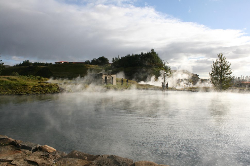 Secret Lagoon Hot Spring in Iceland