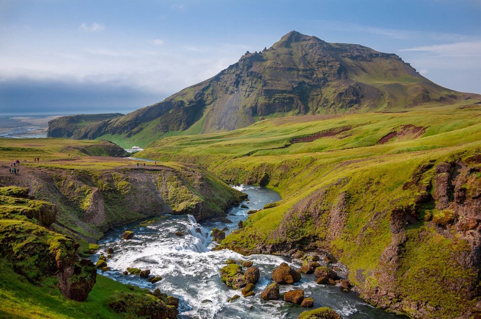 Skógá river in Iceland