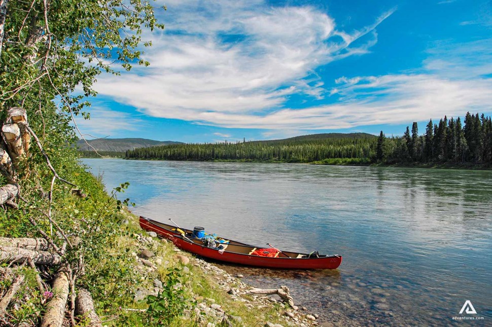 Paddle on Yukon river